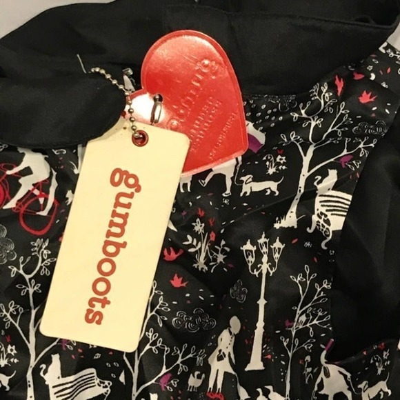 "Walk the Dog" Print Girl's Summer Dress - Picture 3 of 6